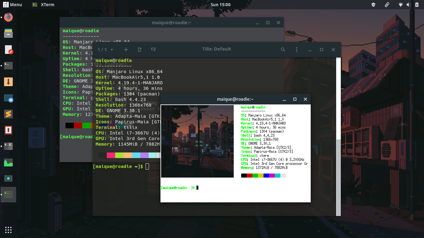 Manjaro Gnome issues · Issue #1128 · dylanaraps/neofetch · GitHub