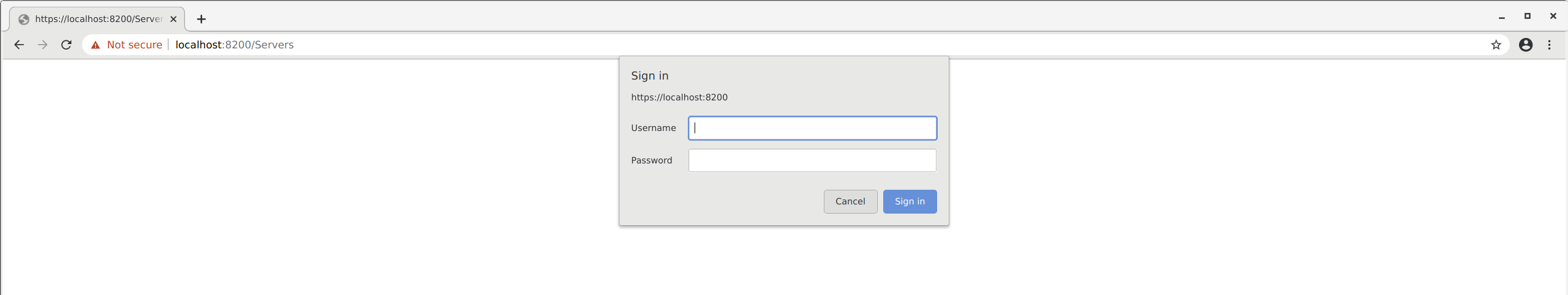 Chrome password