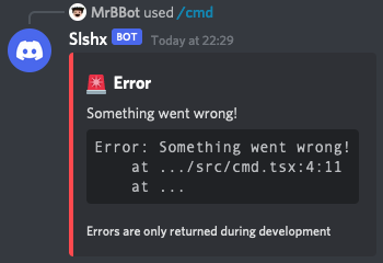 Development Error