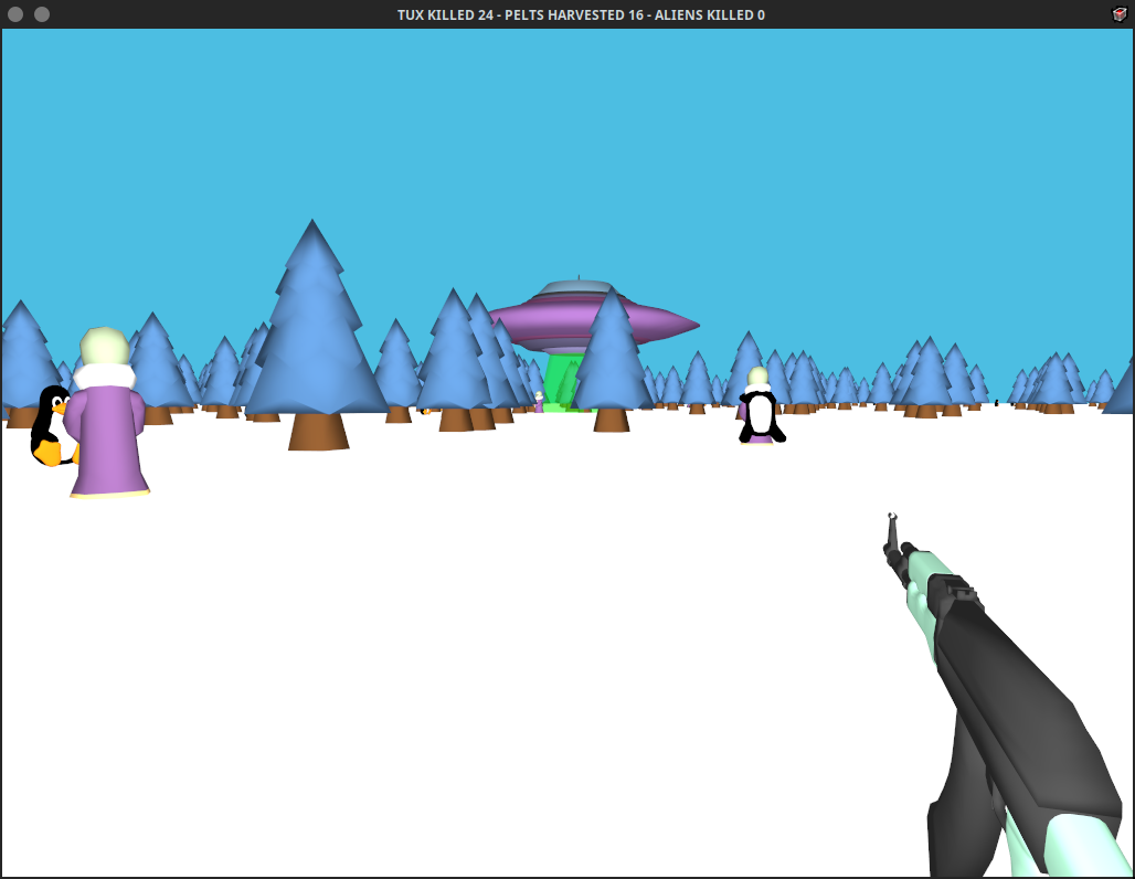 Screenshot of the Tuxocide game