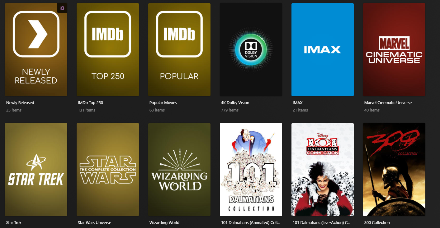 Minimalist Movie Collection