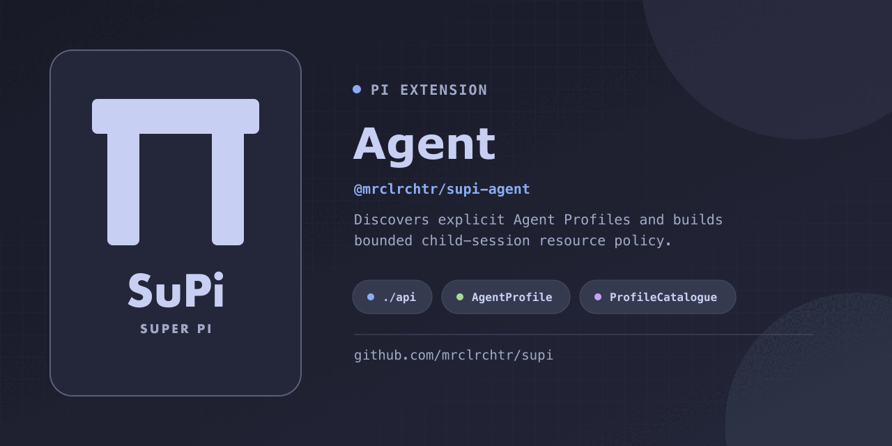 @mrclrchtr/supi-agent screenshot 1