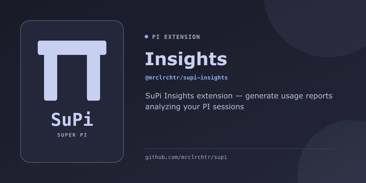 @mrclrchtr/supi-insights screenshot 1