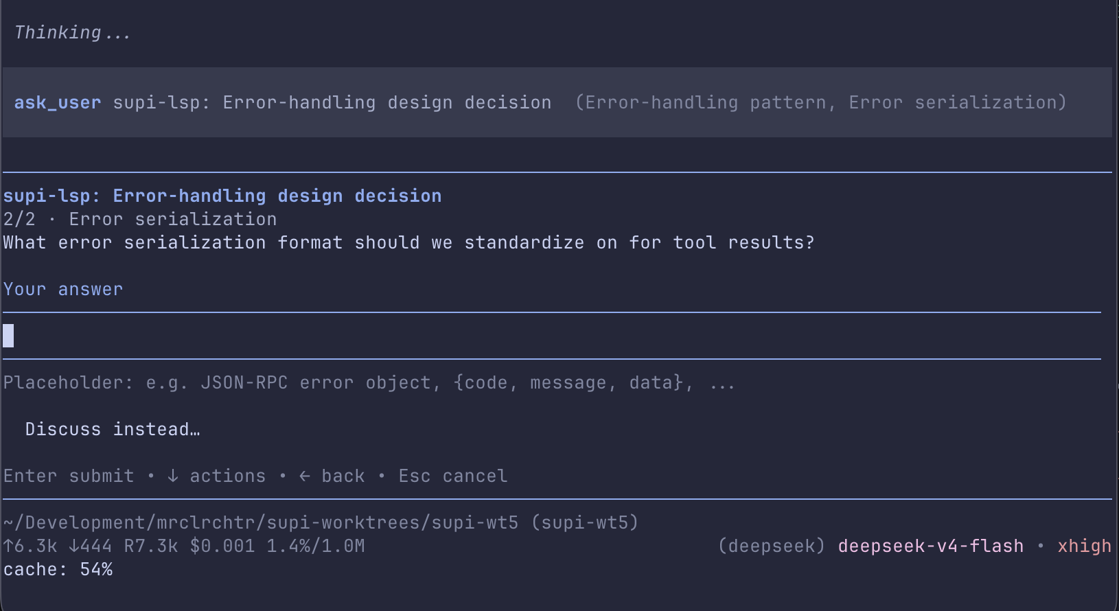 ask_user choice with preview