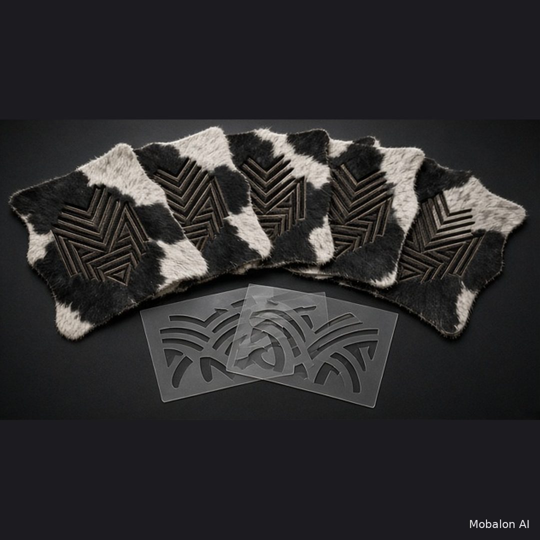 Hair-Art-Hide Cut Outs (Practice Hair Art) DEAL