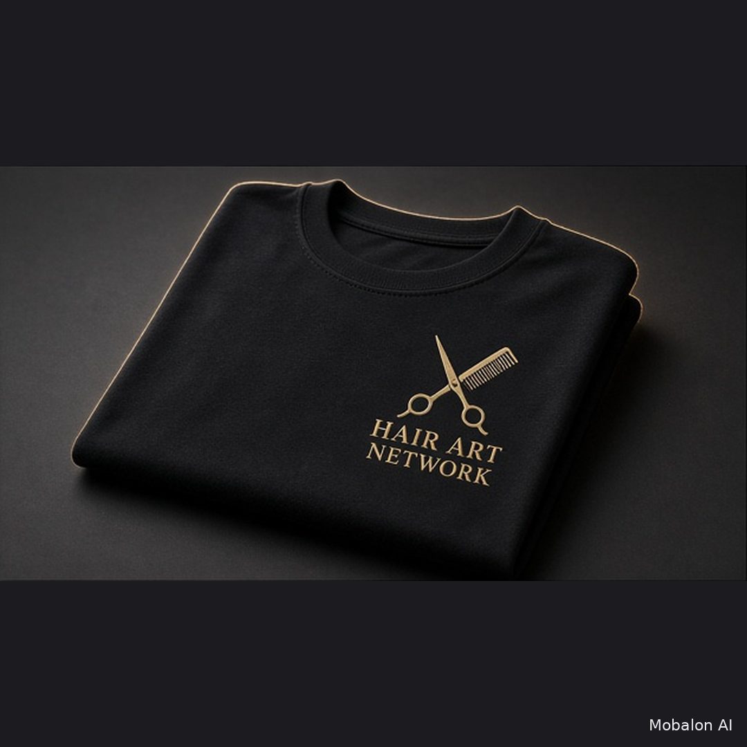 Hair Art Network Black T-Shirt