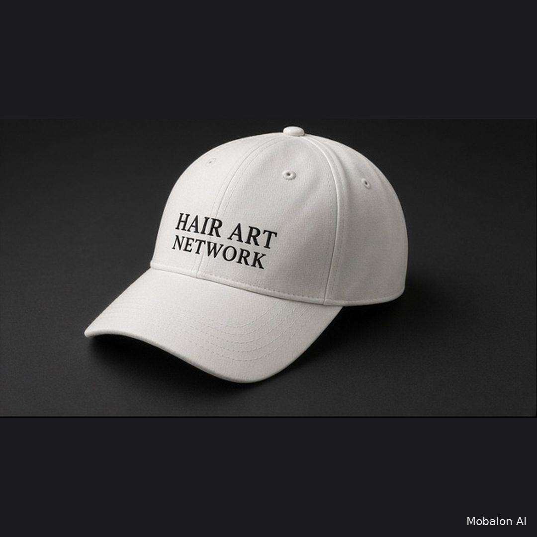 Hair Art Network White Cap