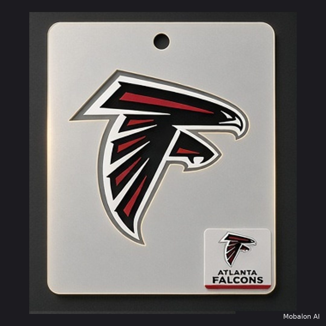 MR. HAIR ART STENCIL - ATLANTA FALCONS