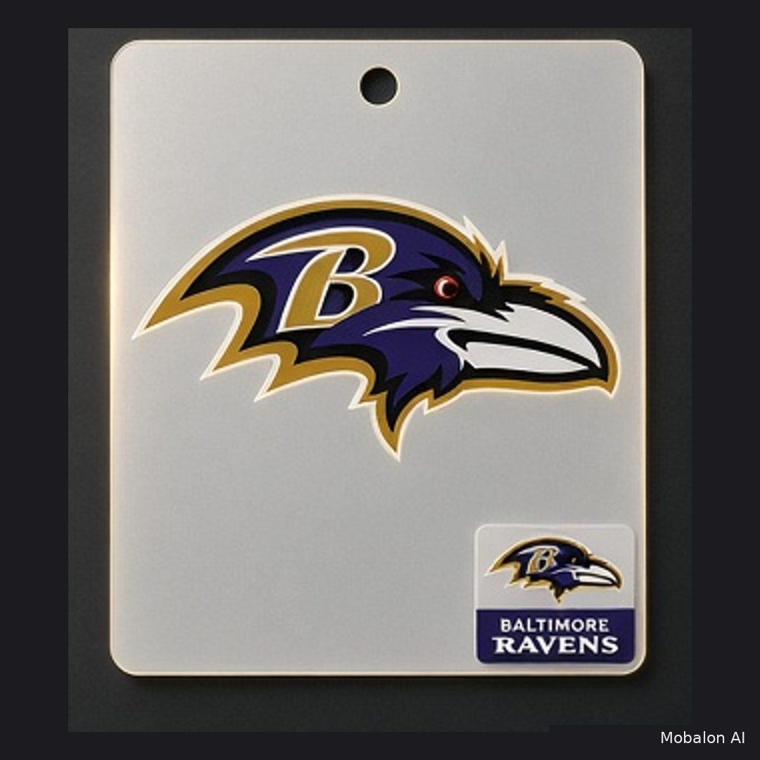 MR. HAIR ART STENCIL - BALTIMORE RAVENS