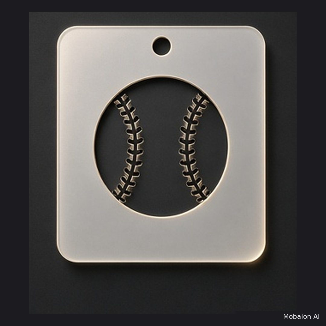 MR. HAIR ART STENCIL - BASEBALL