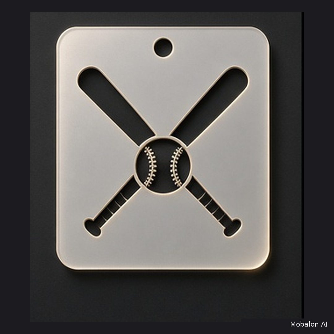 MR. HAIR ART STENCIL - BASEBALL 2