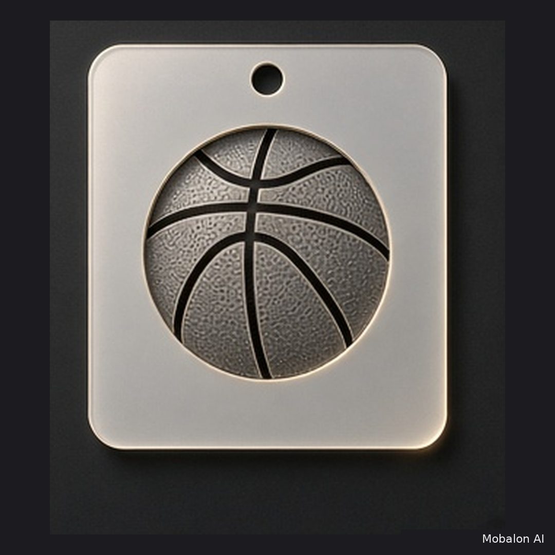 MR. HAIR ART STENCIL - BASKET BALL