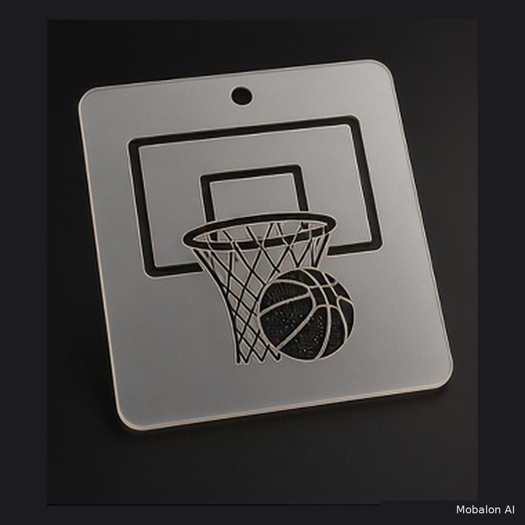 MR. HAIR ART STENCIL - BASKET BALL 2