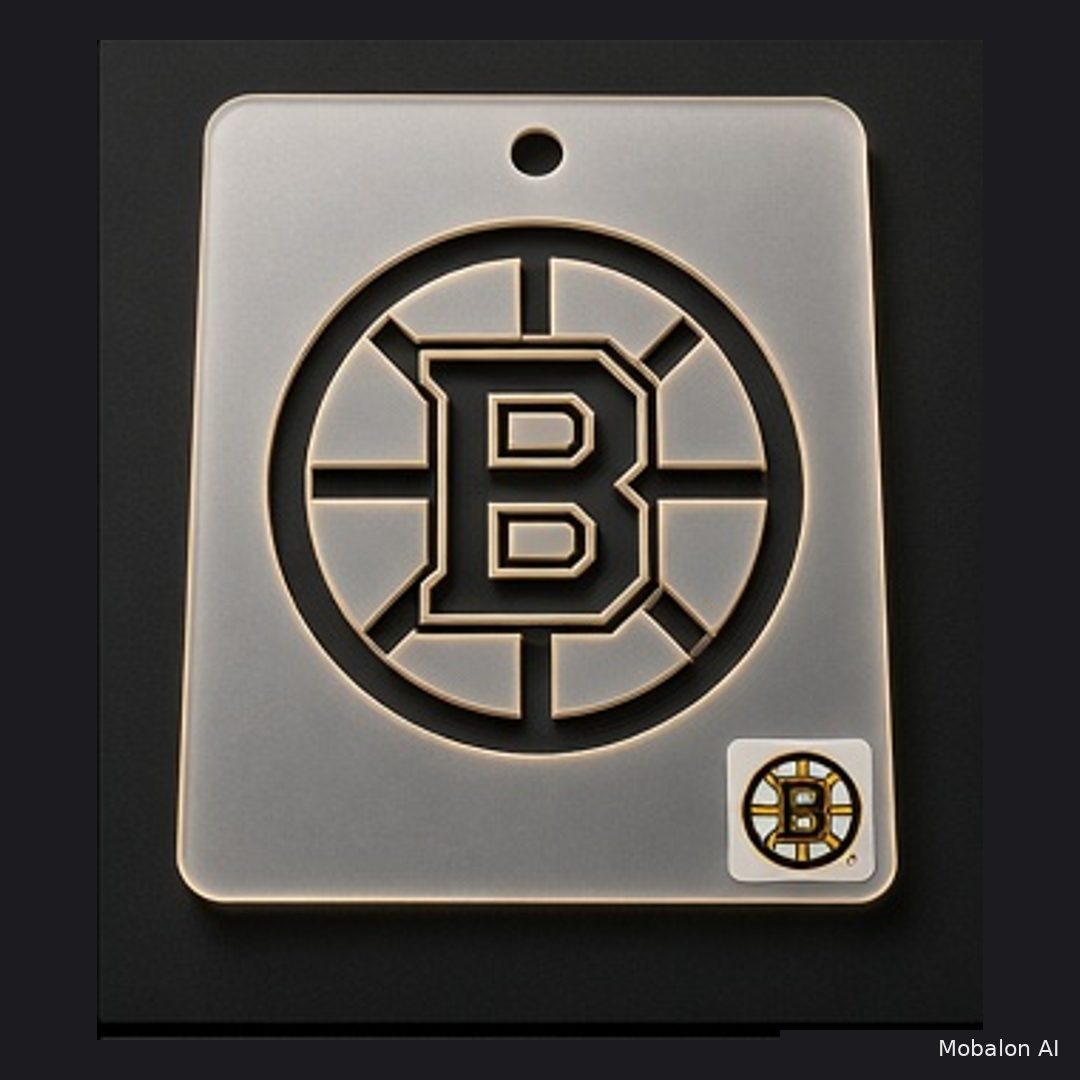 MR. HAIR ART STENCIL - BOSTON BRUINS