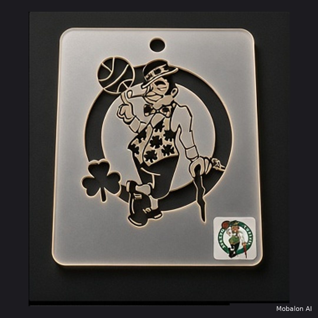 MR. HAIR ART STENCIL - BOSTON CELTICS 2