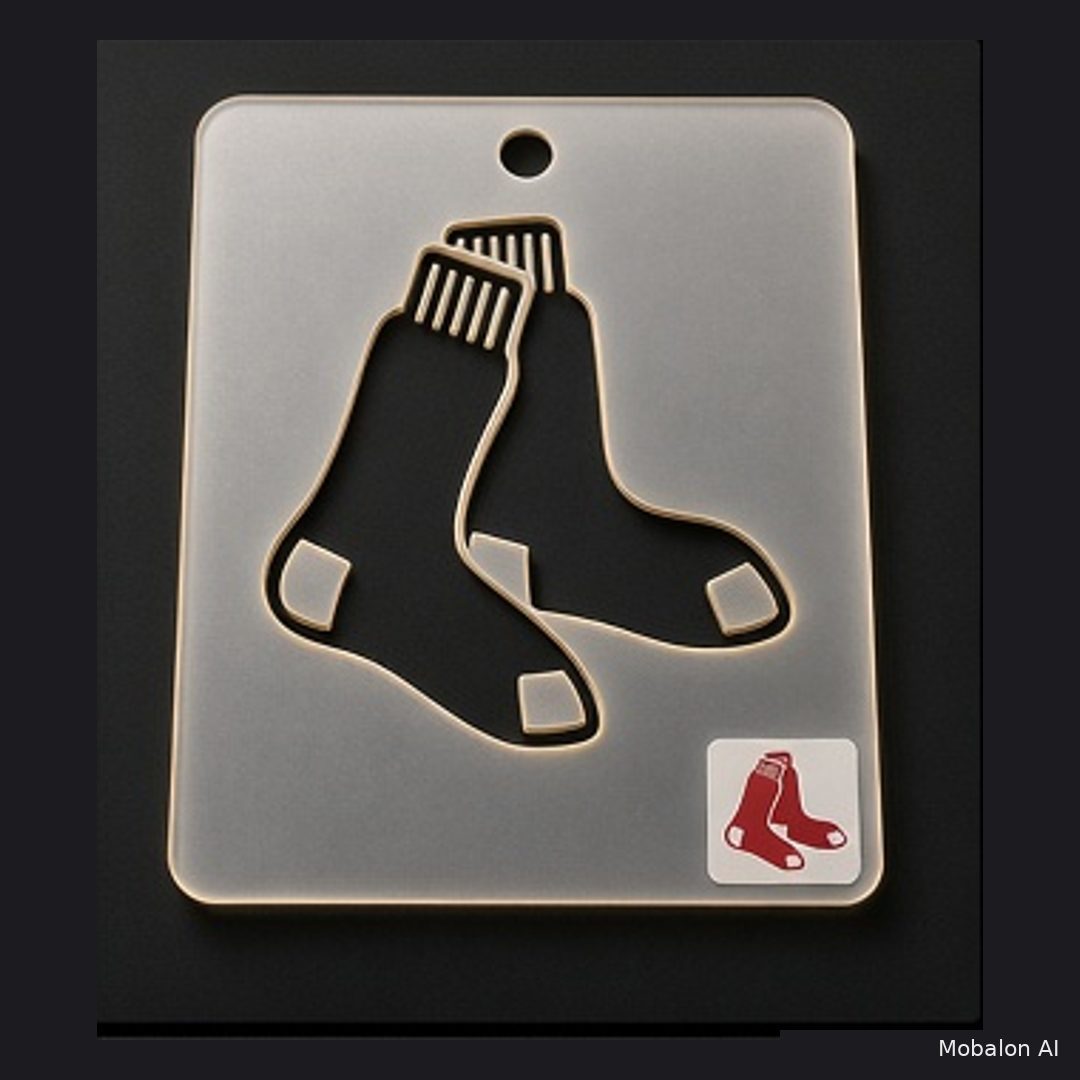 MR. HAIR ART STENCIL - BOSTON RED SOX