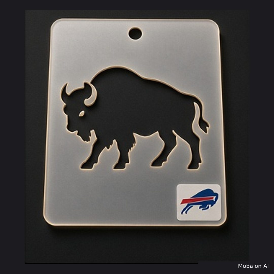 MR. HAIR ART STENCIL - BUFFALO BILLS