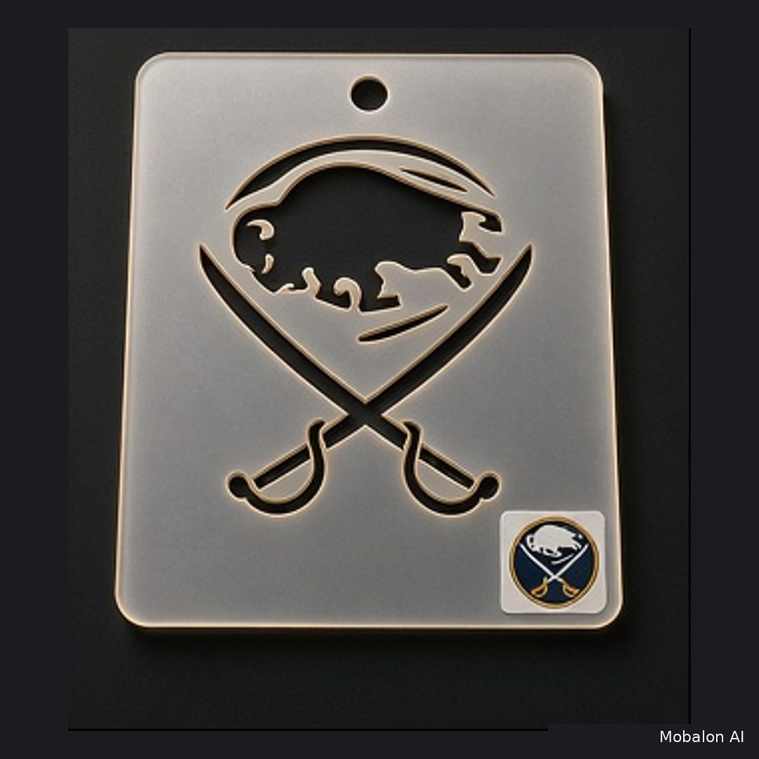 MR. HAIR ART STENCIL - BUFFALO SABRES 1