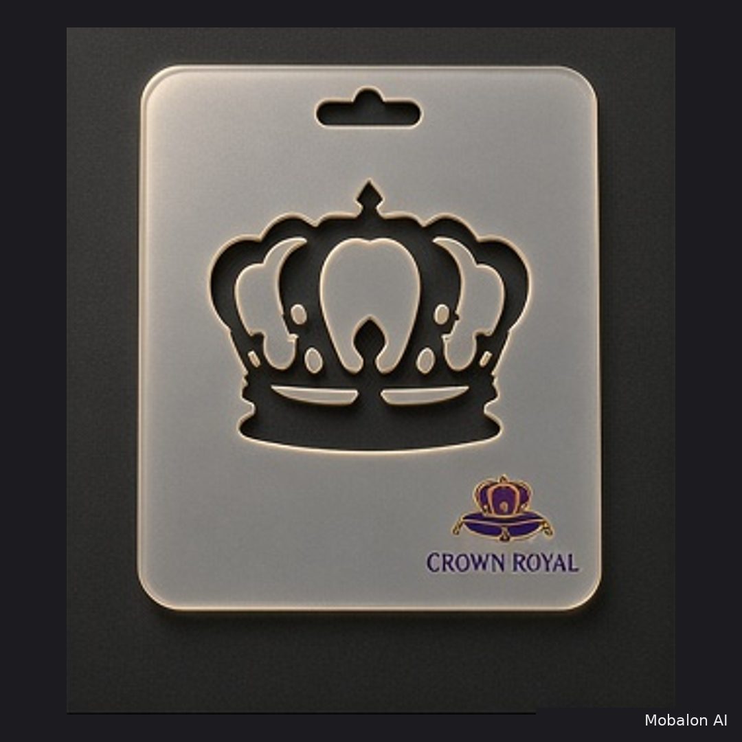MR. HAIR ART STENCIL - CROWN ROYAL