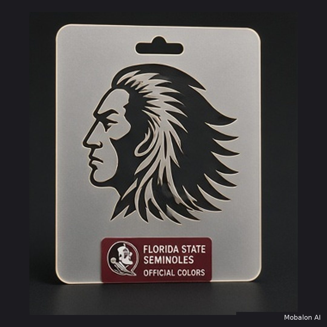 MR. HAIR ART STENCIL - FLORIDA STATE SEMINOLES