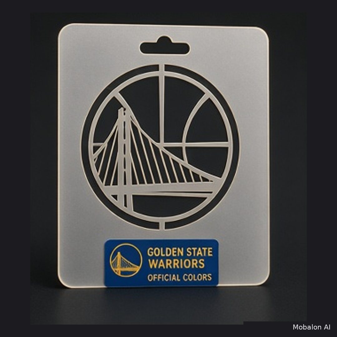 MR. HAIR ART STENCIL - GOLDEN STATE WARRIORS
