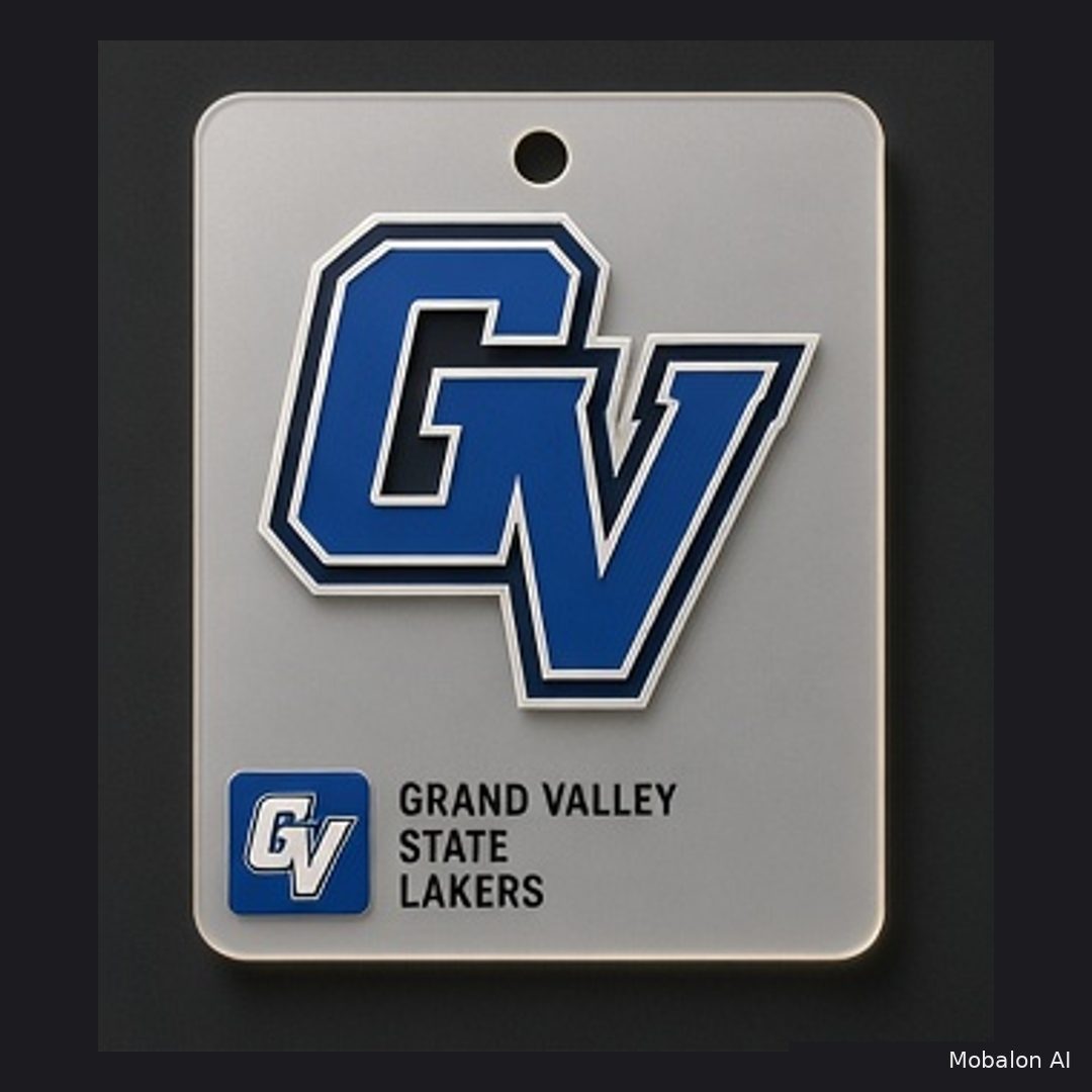 MR. HAIR ART STENCIL - GRAND VALLEY STATE LAKERS