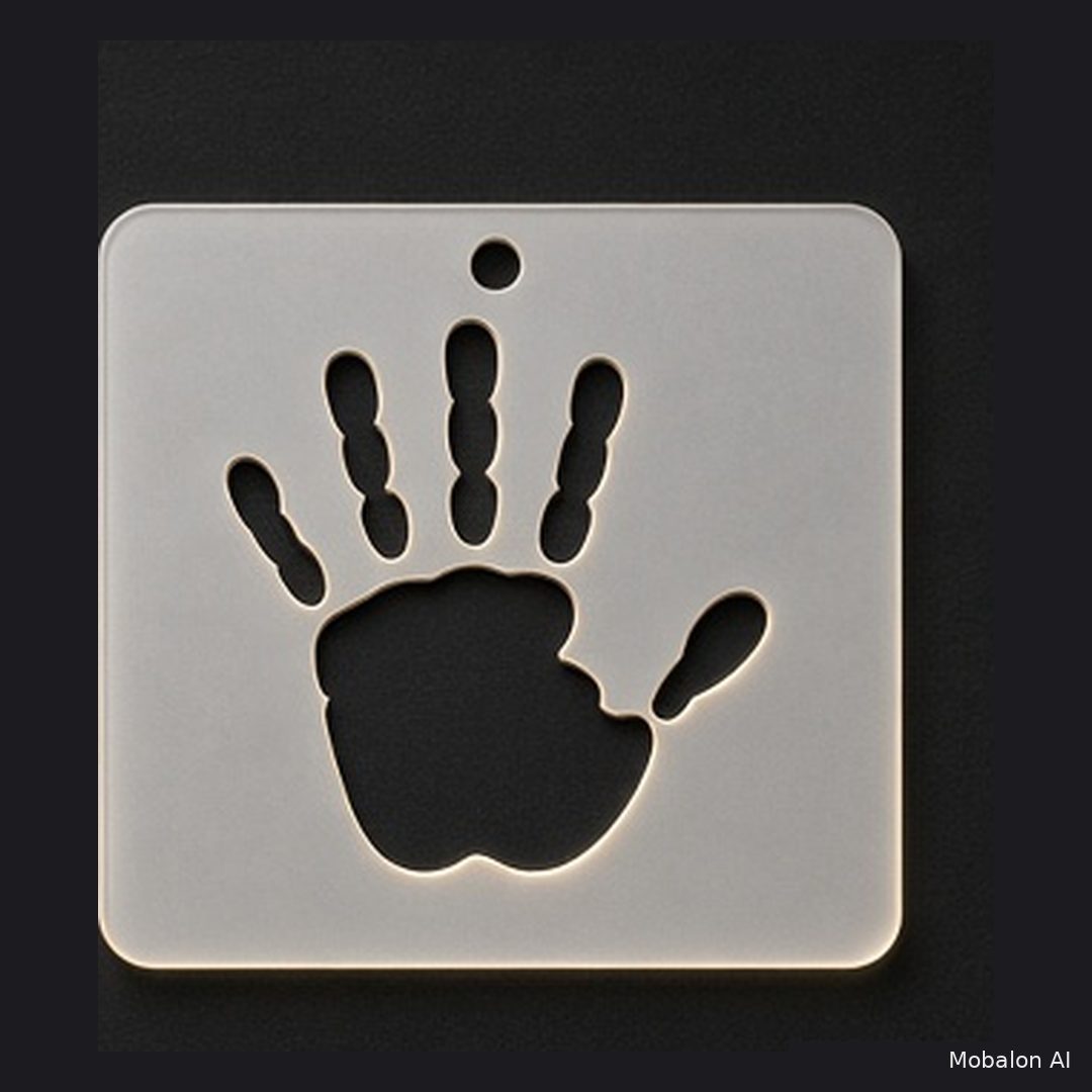 Mr. HAIR ART STENCIL - Hand Print 2