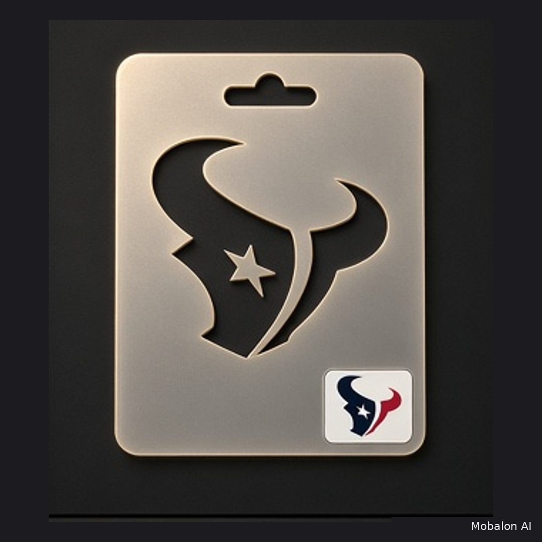 MR. HAIR ART STENCIL - HOUSTON TEXANS