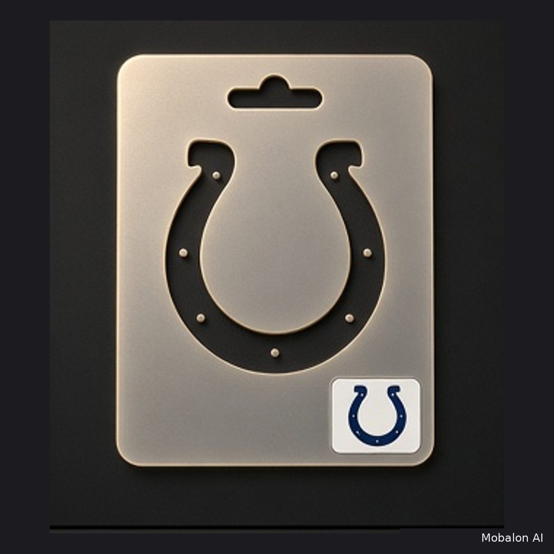 MR. HAIR ART STENCIL - INDIANAPOLIS COLTS