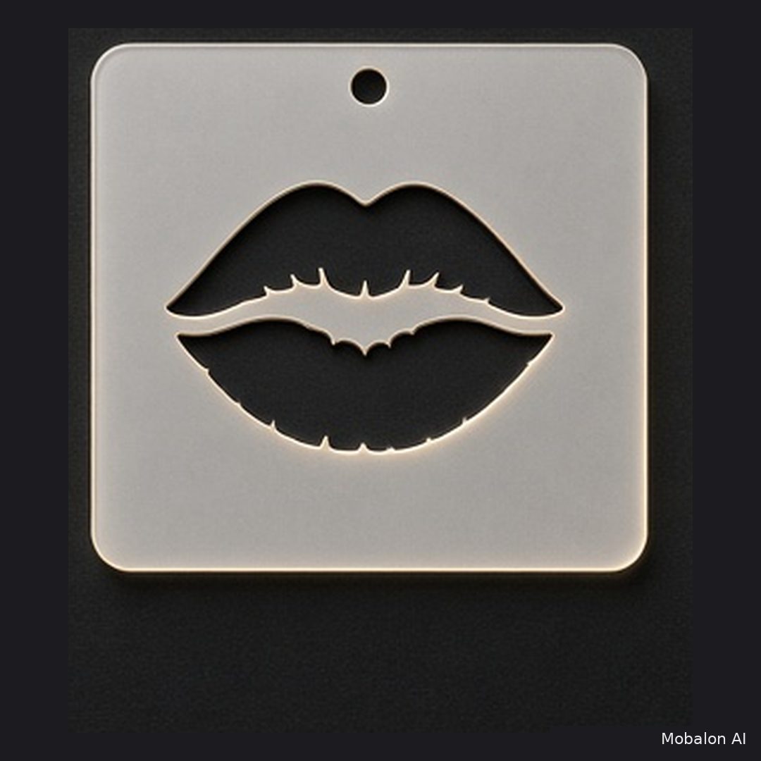 Mr. HAIR ART STENCIL - Kiss