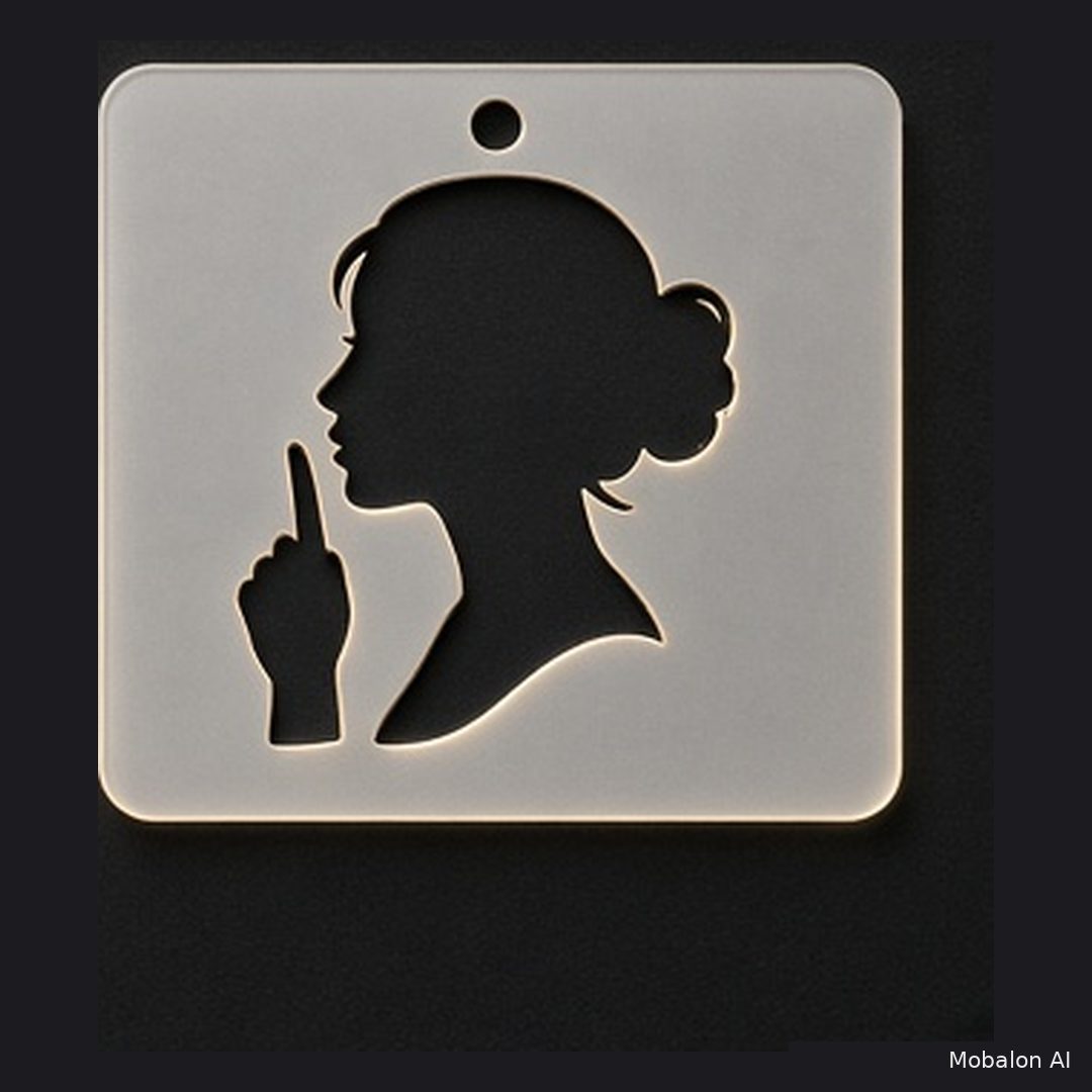 MR. HAIR ART STENCIL - LADY SHHH