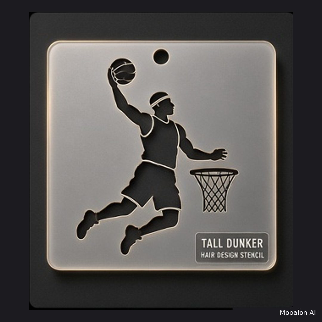 MR. HAIR ART STENCIL - LEBRON JAMES