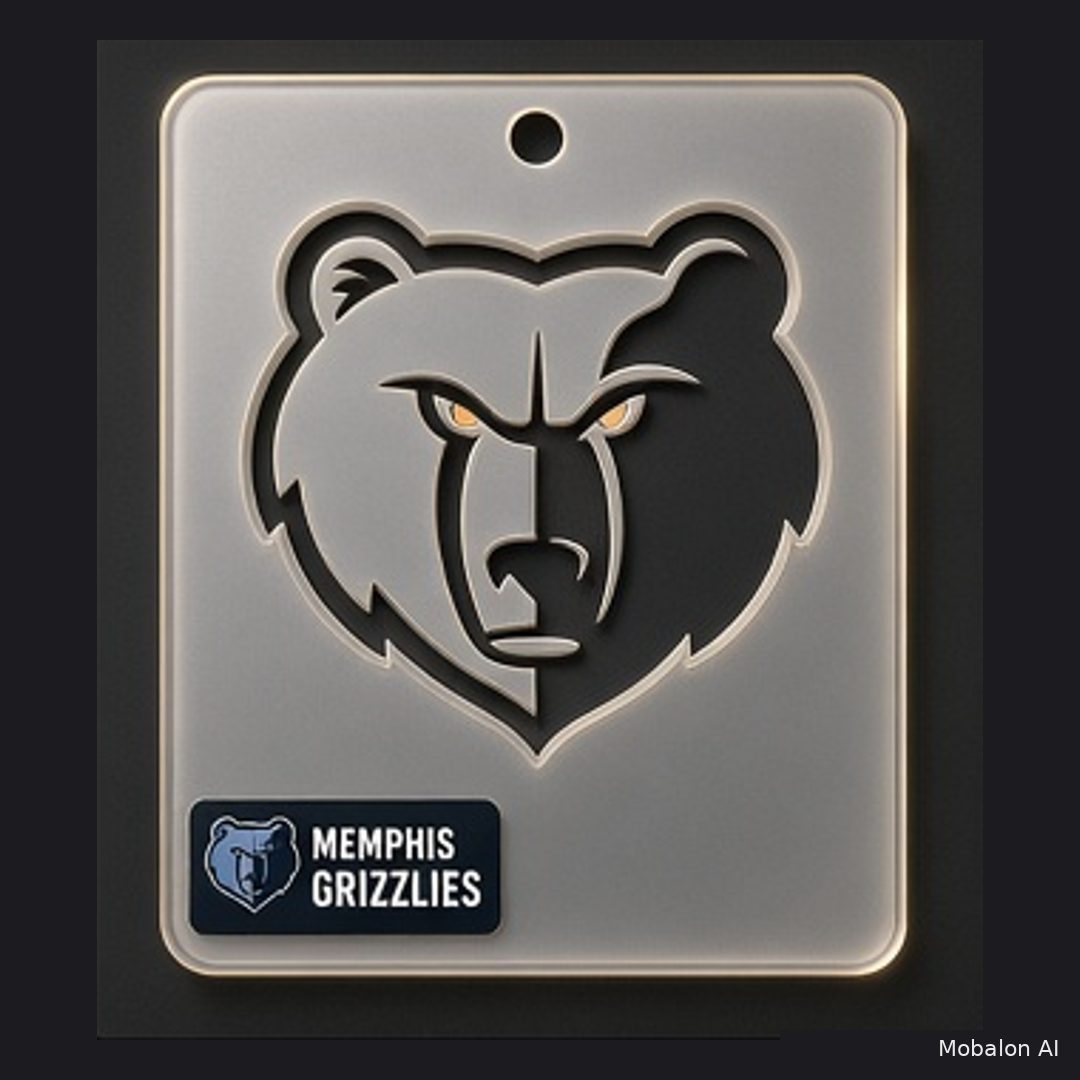 MR. HAIR ART STENCIL - MEMPHIS GRIZZLIES