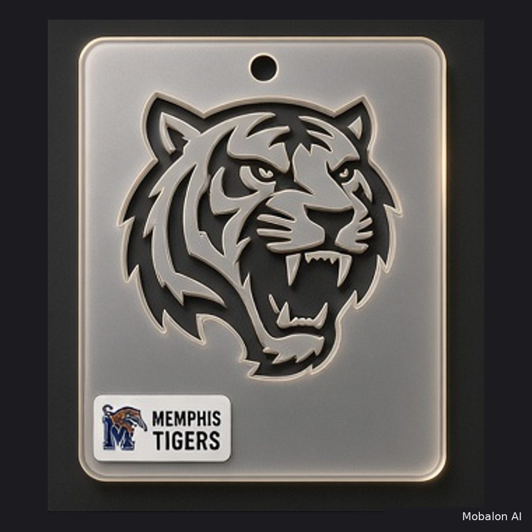 MR. HAIR ART STENCIL - MEMPHIS TIGERS
