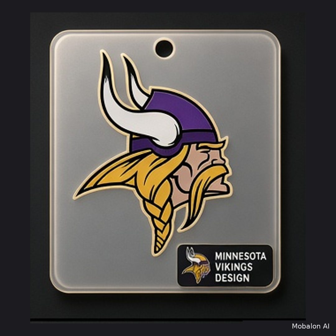 MR. HAIR ART STENCIL - MINNESOTA VIKINGS