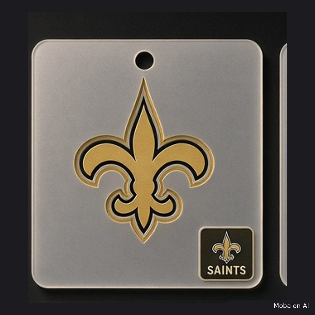 MR. HAIR ART STENCIL - NEW ORLEANS SAINTS