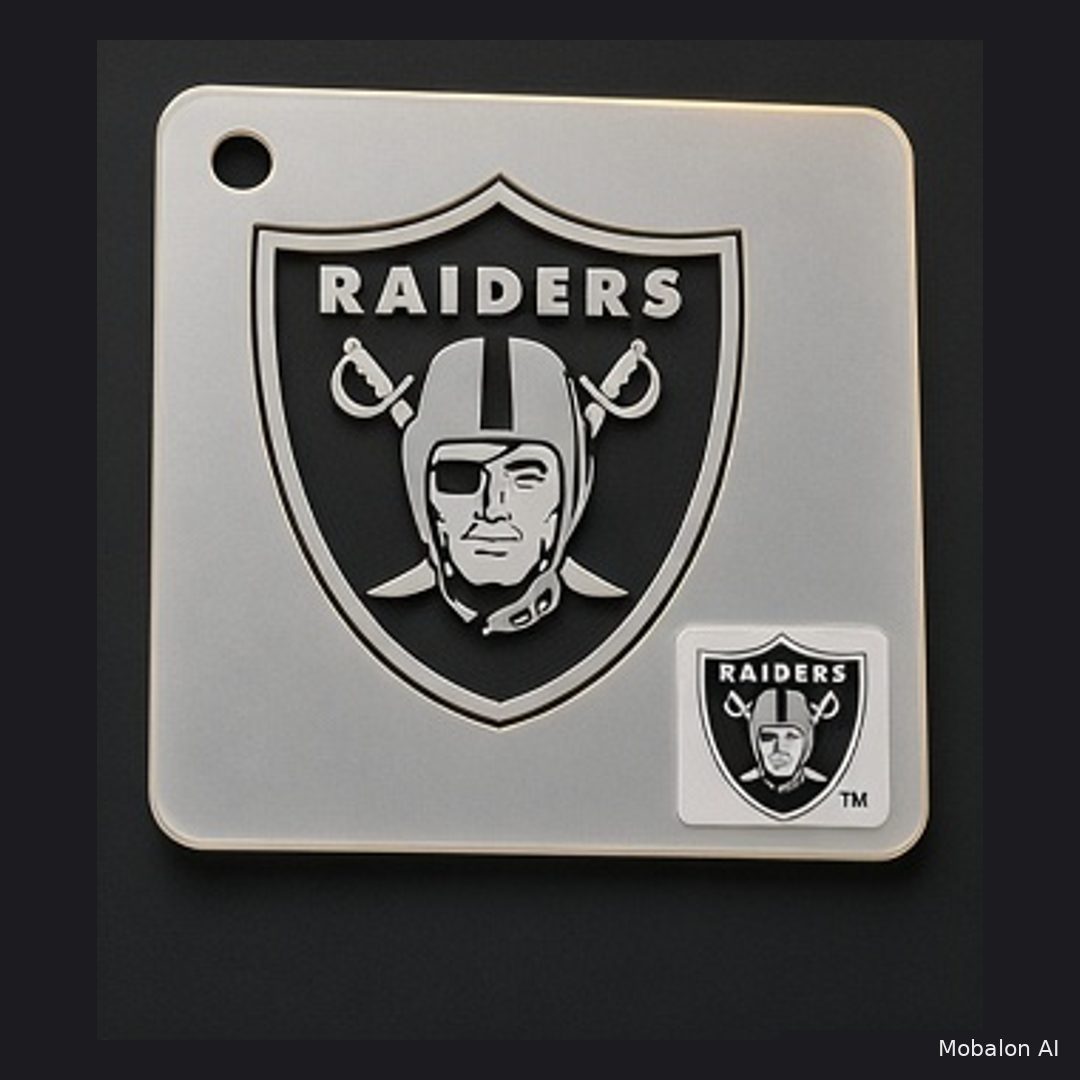 MR. HAIR ART STENCIL - OAKLAND RAIDERS