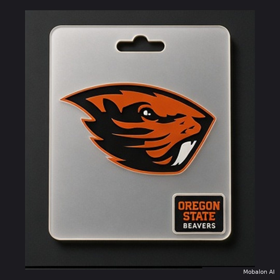 Mr. Hair Art Stencil - Oregon State Beavers