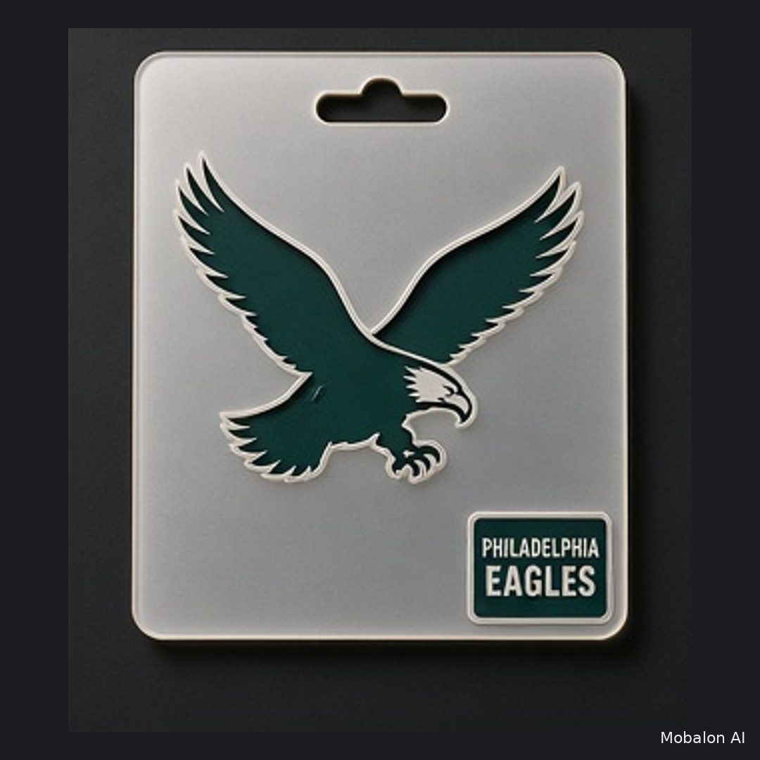 Mr. HAIR ART STENCIL - Philadelphia Eagles Logo