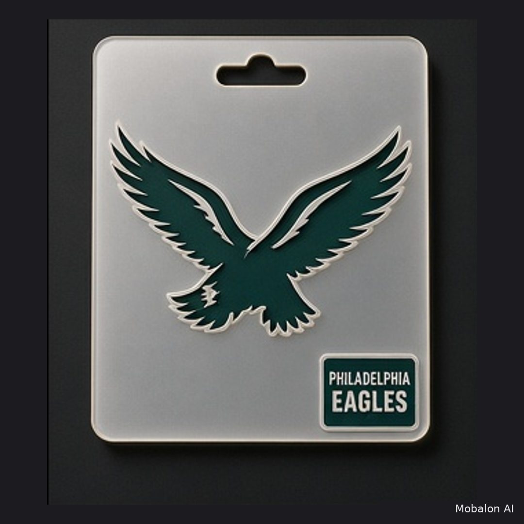 MR. HAIR ART STENCIL - PHILADELPHIA EAGLES WINGS