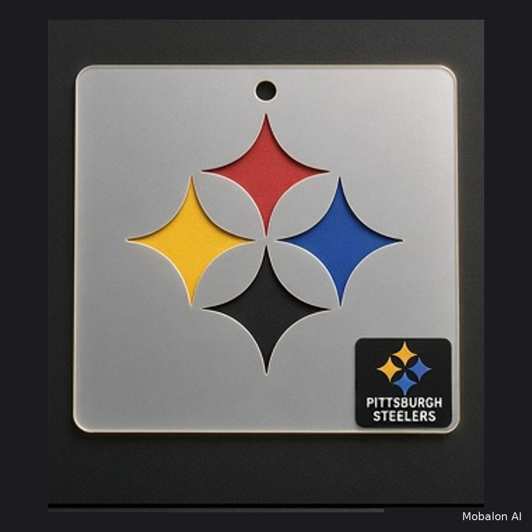 MR. HAIR ART STENCIL - PITTSBURGH STEELERS