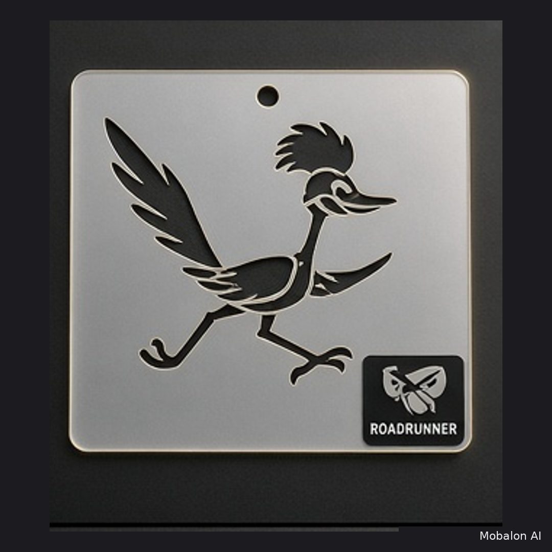 Mr. HAIR ART STENCIL - Road Runner