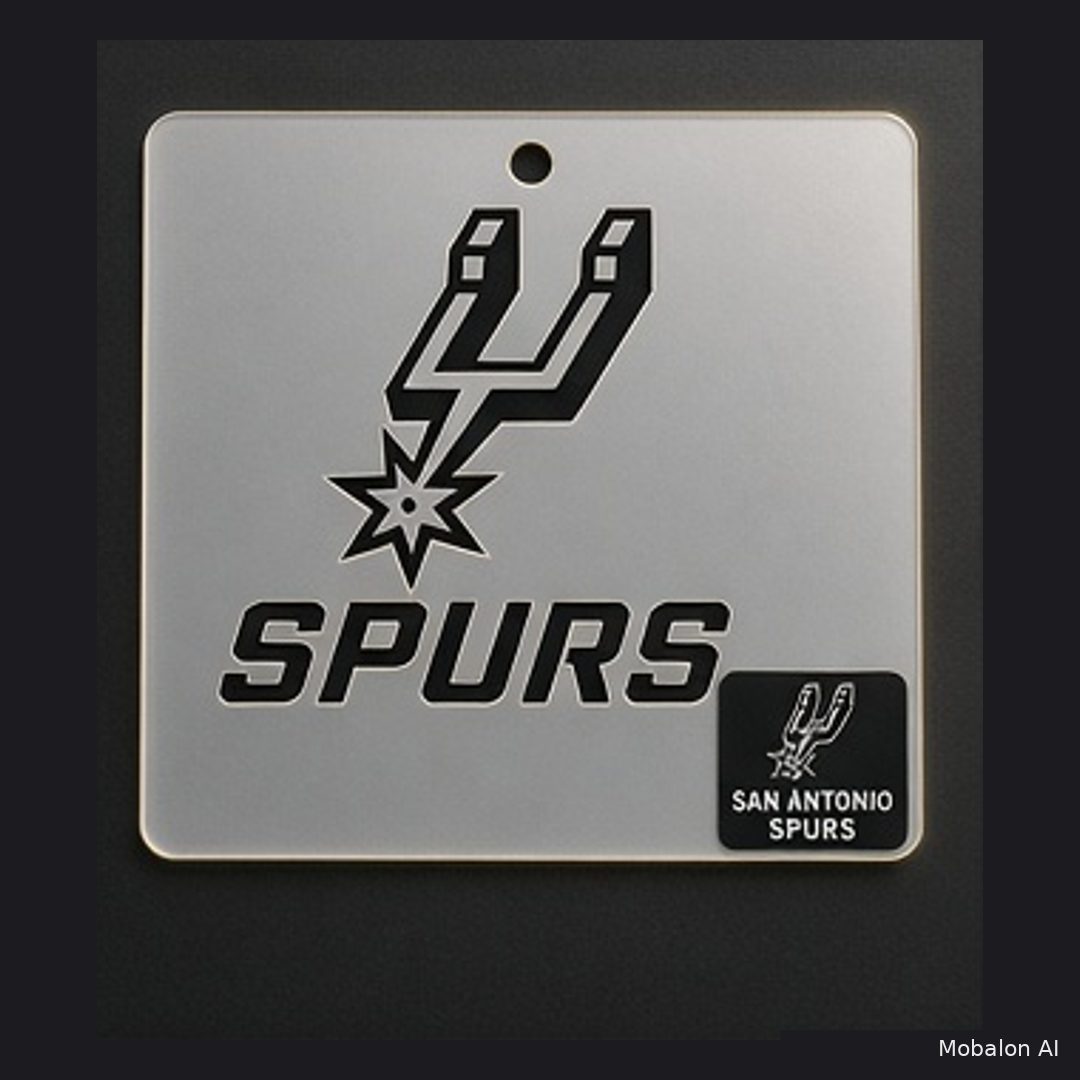 MR. HAIR ART STENCIL - SAN ANTONIO SPURS LOGO