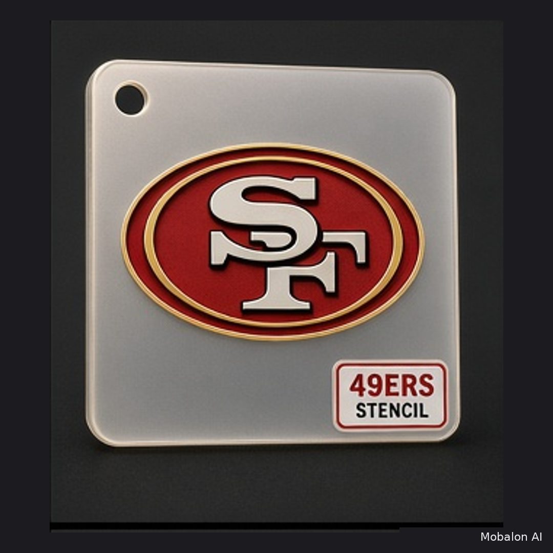 MR. HAIR ART STENCIL - SAN FRANCISCO 49ERS