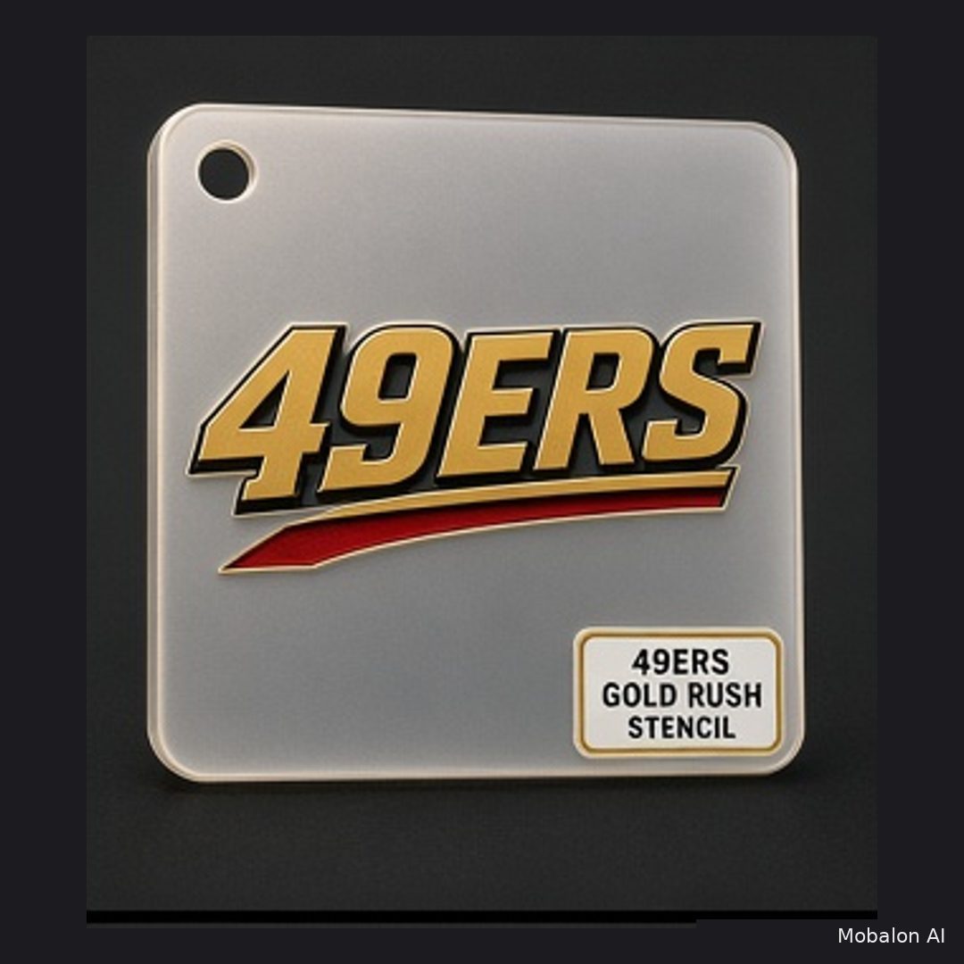 MR. HAIR ART STENCIL - SAN FRANCISCO 49ERS 2