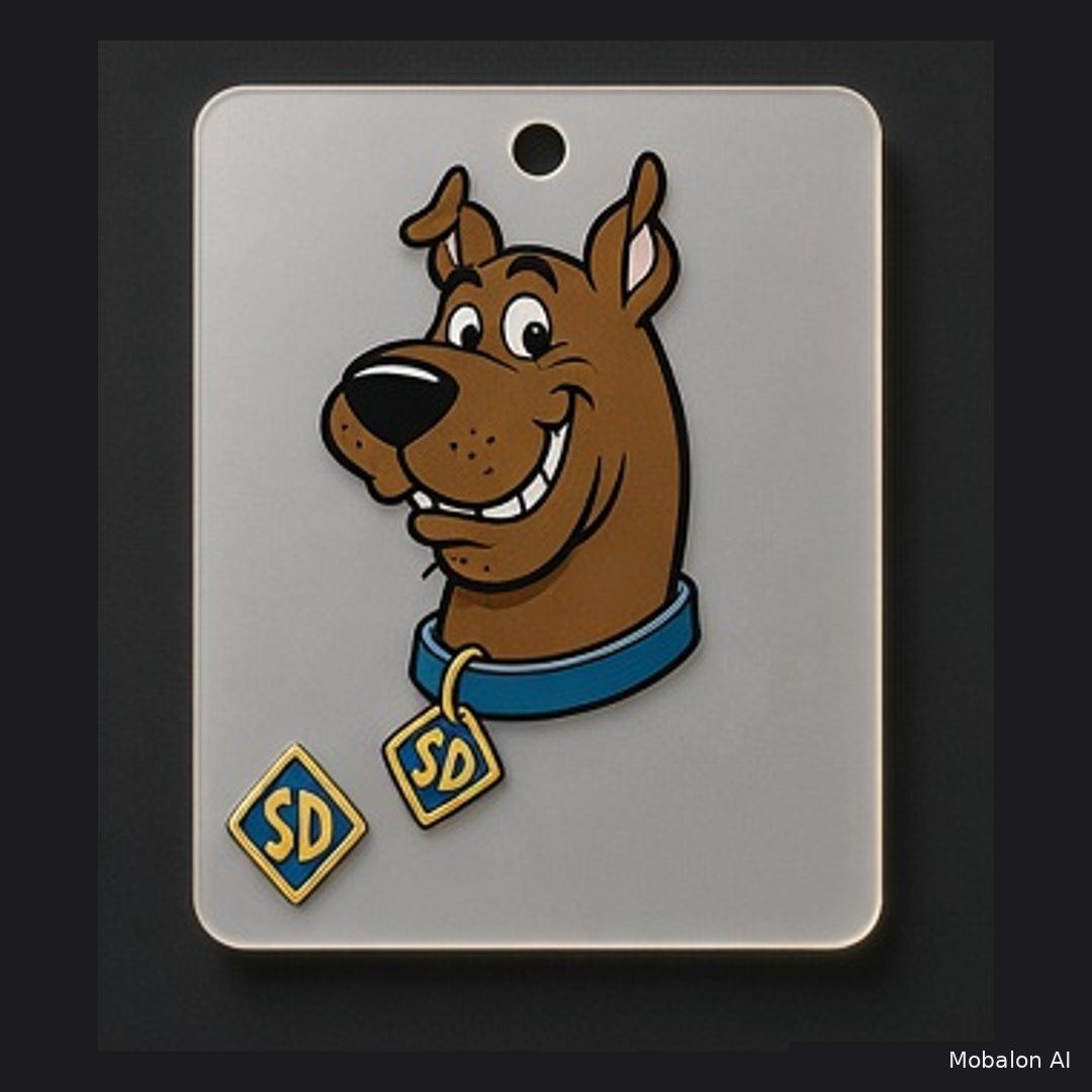 Mr. HAIR ART STENCIL - Scooby Doo