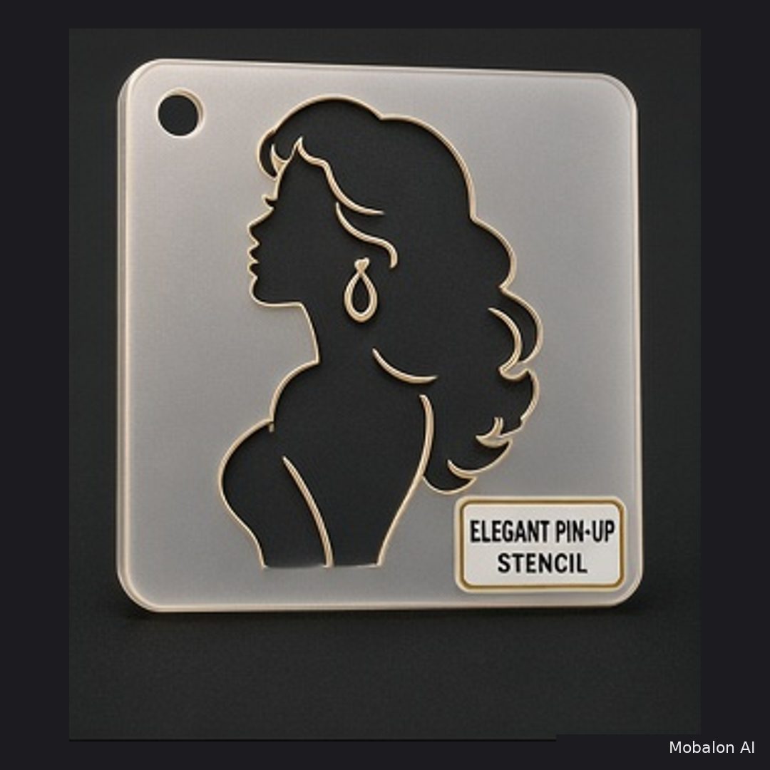 Mr. HAIR ART STENCIL - Sexy Woman