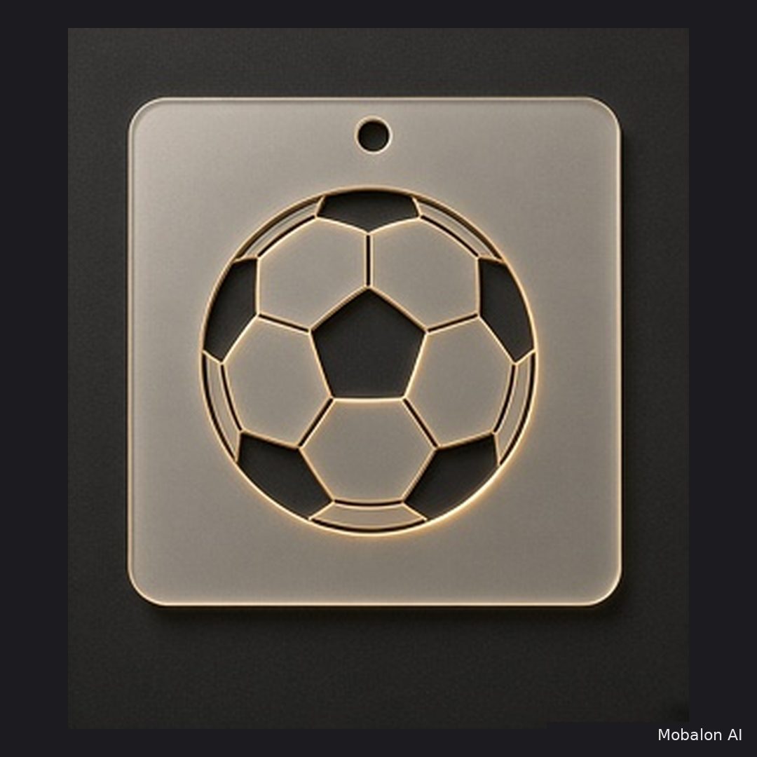 Mr. HAIR ART STENCIL - Soccer Ball