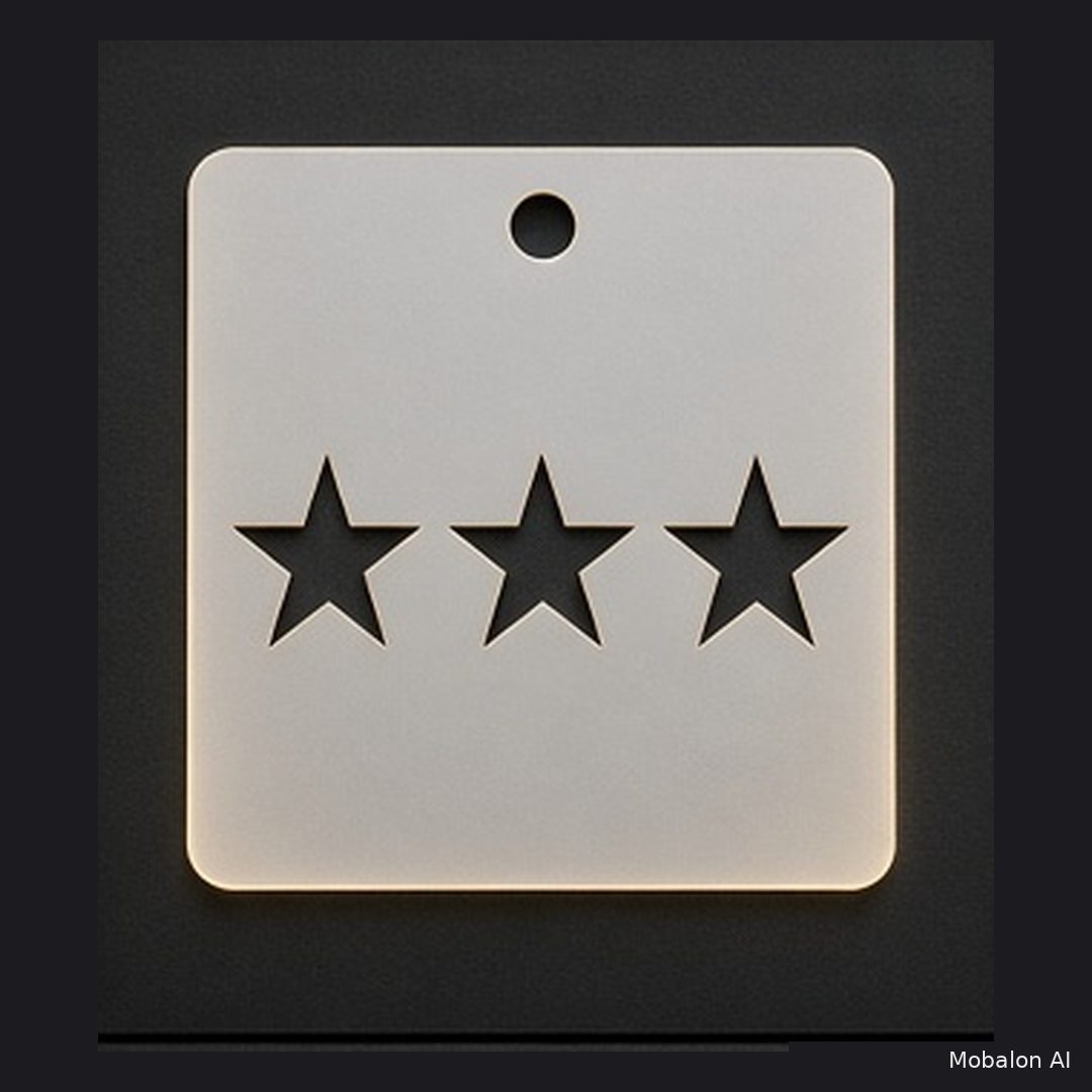 MR. HAIR ART STENCIL - STARS 3