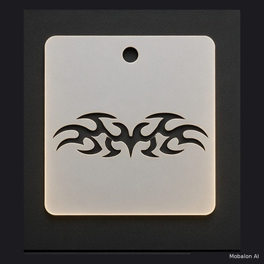 MR. HAIR ART STENCIL - TRIBAL ART BAND 4